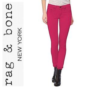 RAG & BONE PINK PFD LEGGINGS 27